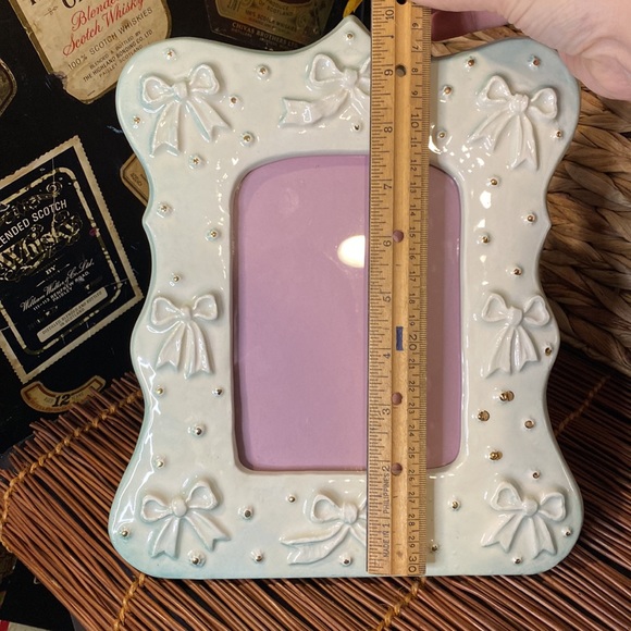 Vintage Green Ceramic Picture Frame by Sexton 1989 - Picture 4 of 9